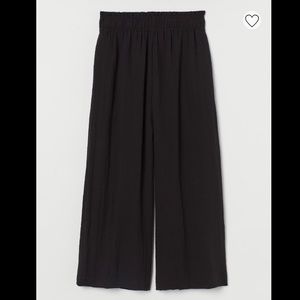 H&M Black Wide Leg Pants